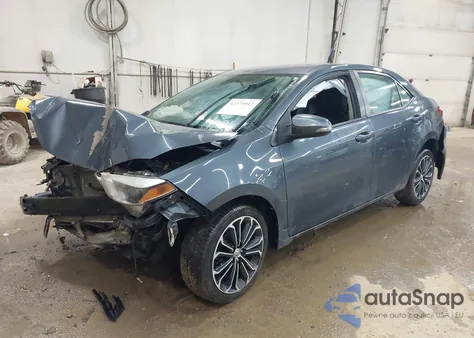 2015 Toyota Corolla S Plus z USA, uszkodzony, nr VIN 2T1BURHEXFC269879